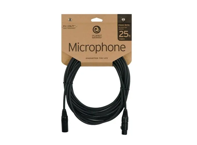 Planet Waves PW-CMIC-25 Classic Mic.Kabel XLR-XLR 7,5m 